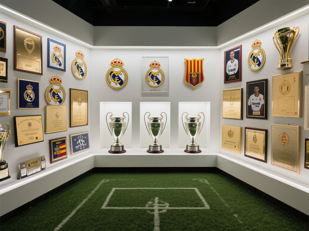 皇马欧冠奖杯存放空间告急，扩建荣誉室势在必行！